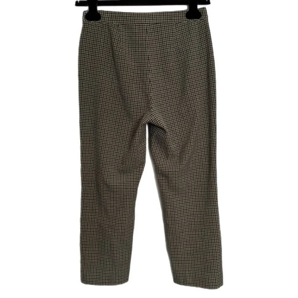 Aritzia Sunday Best Freshman Check Pant Size 4  Gray High Rise Straight Academia - Picture 2 of 14